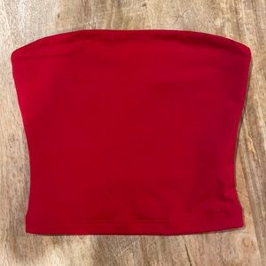Aritzia Women’s TNA Red Tube Top XS
